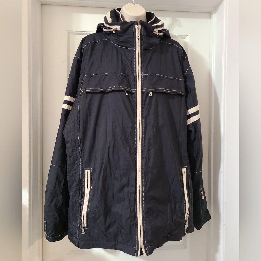 Bogner Men's Ski Snow Winter Jacket Coat By Goan Thylmann Size 44 black beige